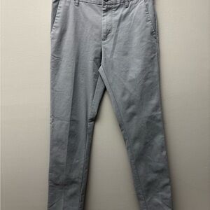 IZOD Men's Performance Stretch Straight Fit Flat Front Chino Pant Slim 32x34